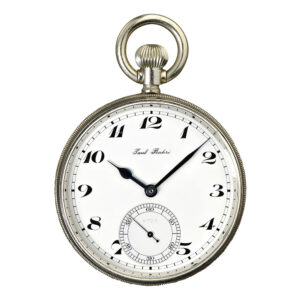 Rare Swiss nickel deck watch made for the French navy Circa 1910