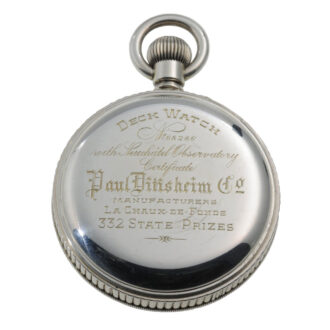 Important Swiss deck watch with 52-hour power reserve Circa 1924