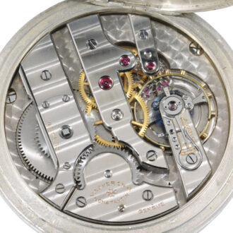 Swiss silver open faced deck watch of the Royal Navy Circa 1944