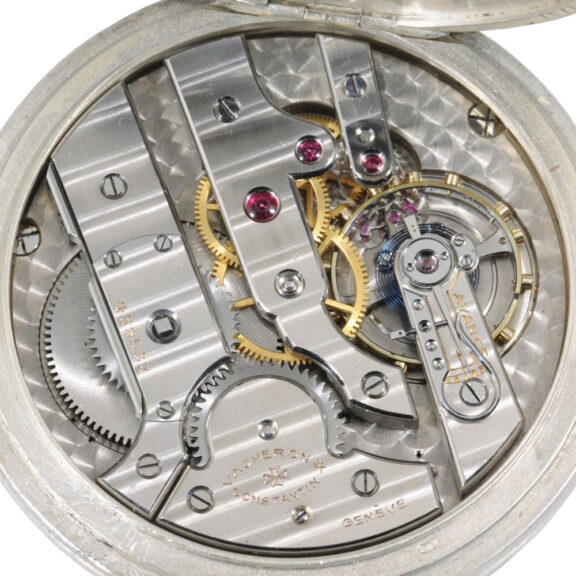 Swiss silver open faced deck watch of the Royal Navy Circa 1944 Swiss silver open faced deck watch of the Royal Navy Circa 1944