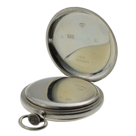 Swiss silver open faced deck watch of the Royal Navy Circa 1944 Swiss silver open faced deck watch of the Royal Navy Circa 1944