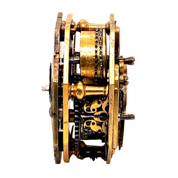Rare French gilt and rock crystal Renaissance pendant watch Circa 1650 Rare French gilt and rock crystal Renaissance pendant watch Circa 1650