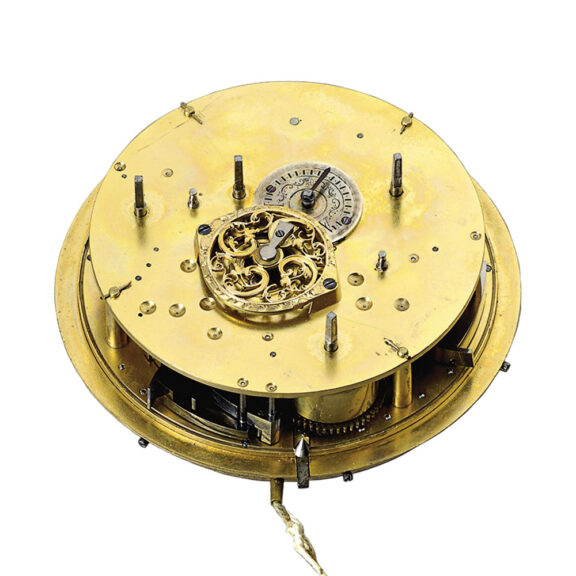 Swiss fire-gilded grande sonnerie repeating coach clock Circa 1790 Swiss fire-gilded grande sonnerie repeating coach clock Circa 1790