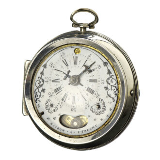 Dutch silver verge with date and mock pendulum Circa 1650
