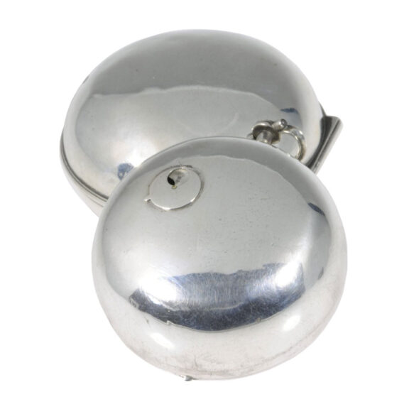 Dutch silver verge with date and mock pendulum Circa 1650 Dutch silver verge with date and mock pendulum Circa 1650