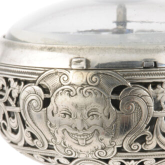 English pair-cased half-quarter repeating verge watch Circa 1750
