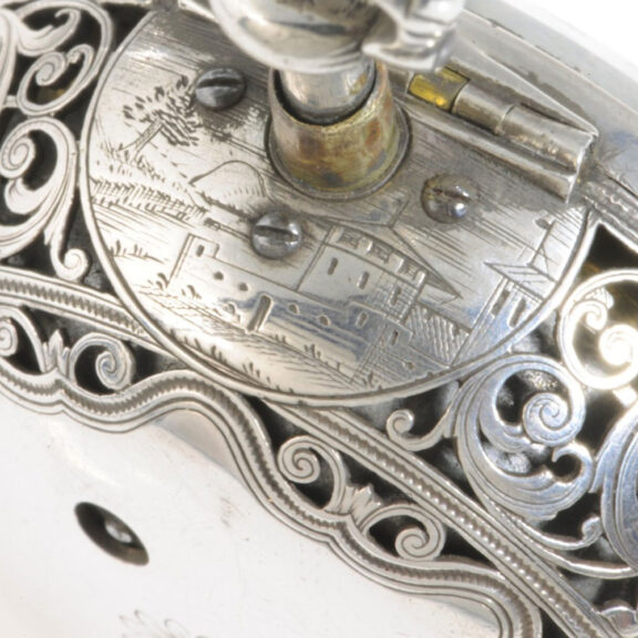 English pair-cased half-quarter repeating verge watch Circa 1750 English pair-cased half-quarter repeating verge watch Circa 1750