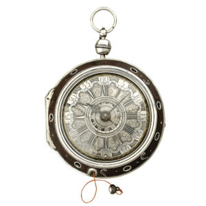 Austrian pair-cased repeating coach clock with alarm Circa 1760