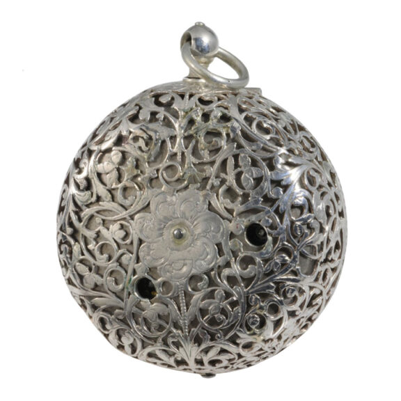 Rare German silver one-handed verge watch with alarm Circa 1690 Rare German silver one-handed verge watch with alarm Circa 1690