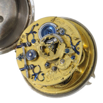 Rare German silver one-handed verge watch with alarm Circa 1690 Rare German silver one-handed verge watch with alarm Circa 1690