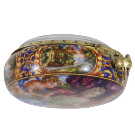Important Swiss 22K gold and enamel verge watch Circa 1680 Important Swiss 22K gold and enamel verge watch Circa 1680