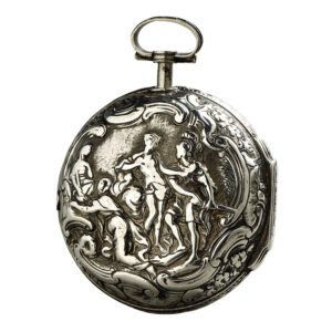 Remarkable Swiss/Dutch pair-cased repoussé watch Circa 1770
