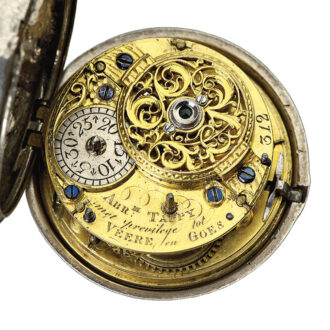 Remarkable Swiss/Dutch pair-cased repoussé watch Circa 1770 Remarkable Swiss/Dutch pair-cased repoussé watch Circa 1770