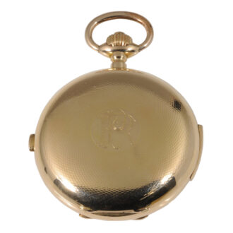 Swiss complicated 18K gold watch for the Italian market Circa