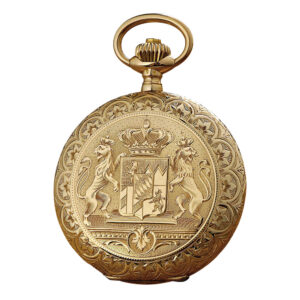 Decorative German 14K rose gold presentation watch Circa 1910