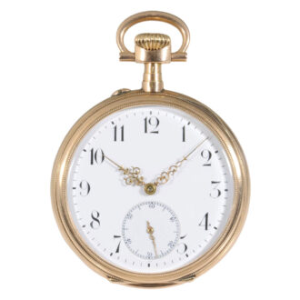 Historically interesting German/Swiss 14K rose gold lever Circa 1911