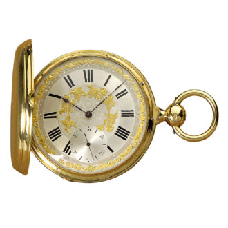 Swiss gold chronometer made for the Spanish market Circa 1860