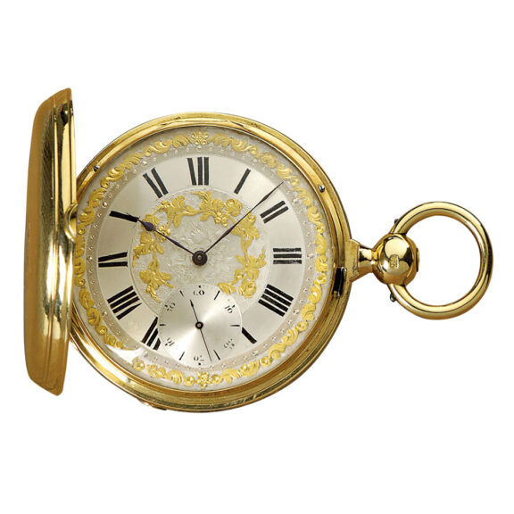 Swiss gold chronometer made for the Spanish market Circa 1860