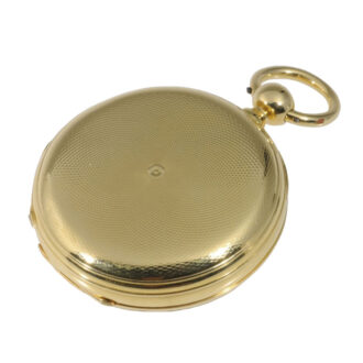 Swiss gold chronometer made for the Spanish market Circa 1860