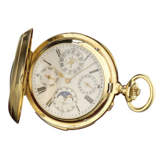 Historically interesting Swiss complicated lever watch Circa 1895