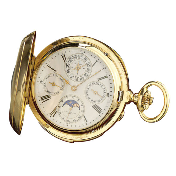 Historically interesting Swiss complicated lever watch Circa 1895