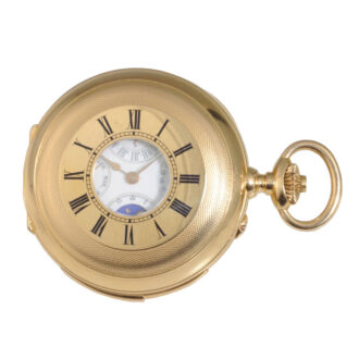 Historically interesting Swiss complicated lever watch Circa 1895