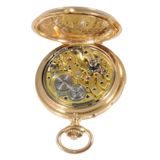 Historically interesting Swiss complicated lever watch Circa 1895