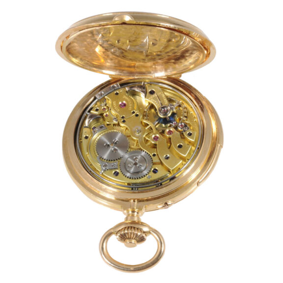 Historically interesting Swiss complicated lever watch Circa 1895 Historically interesting Swiss complicated lever watch Circa 1895