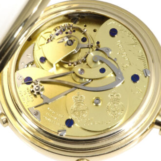 Historically important English flying tourbillon chronograph Circa 1901