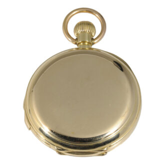 Swiss 18K gold minute repeating precision watch Circa 1900