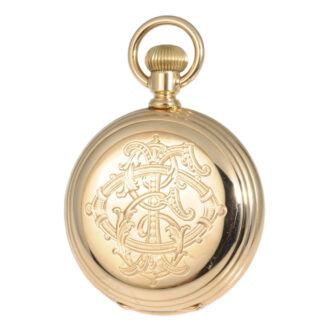 Historically interesting Swiss 14K rose gold chronometer Circa 1895