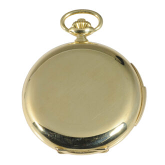 Elegant Swiss 18K gold minute repeating lever watch Circa 1880
