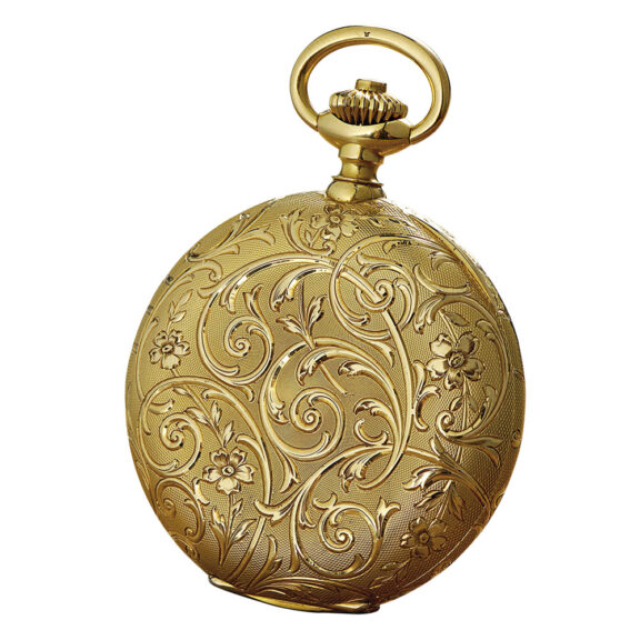 Swiss gold repeating lever with self-strike and carillon Circa 1905