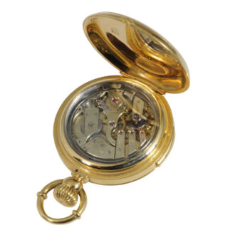Danish gold repeating lever with Jürgensen bow setting Circa 1870