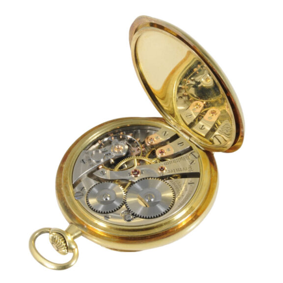 High-quality American gold watch with power reserve Circa 1908 High-quality American gold watch with power reserve Circa 1908