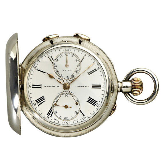 English split seconds chronograph precision watch Circa 1900