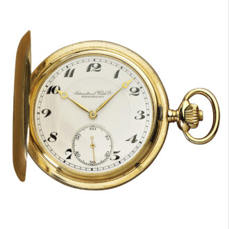 Swiss 14K rose gold hunting cased lever watch Circa 1917