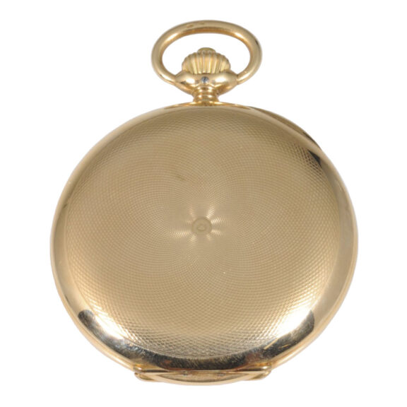 Swiss 14K rose gold hunting cased lever watch Circa 1917 Swiss 14K rose gold hunting cased lever watch Circa 1917