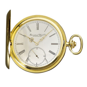 Swiss 18 carat gold hunting cased lever watch Circa 2010