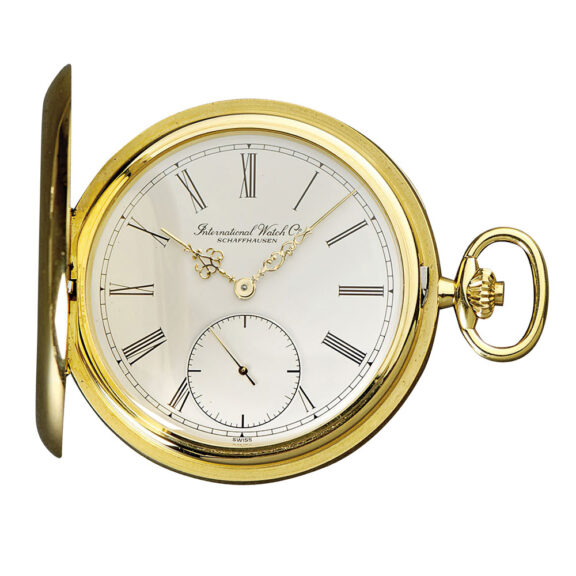 Swiss 18 carat gold hunting cased lever watch Circa 2010