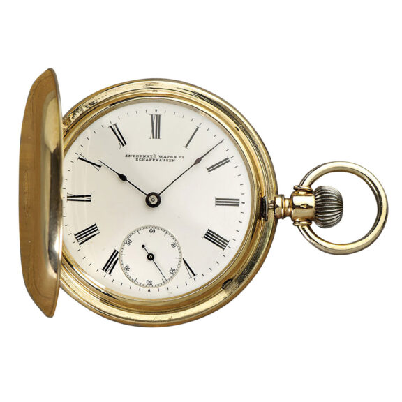 Rare and early Swiss 14 Carat rose gold lever watch Circa 1886