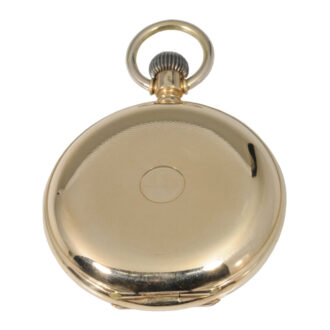 Rare and early Swiss 14K rose gold lever watch Circa 1886