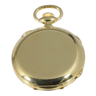 Heavy Swiss 18K gold complicated lever pocket watch Circa 1985