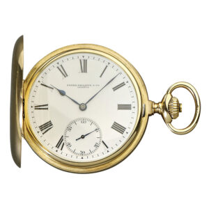 Swiss 14K gold hunting cased lever pocket watch Circa 1914