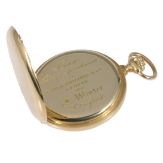 Swiss 14K gold hunting cased lever pocket watch Circa 1914