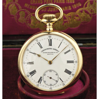 Swiss rose gold lever watch Chronometro Gondolo Circa 1900