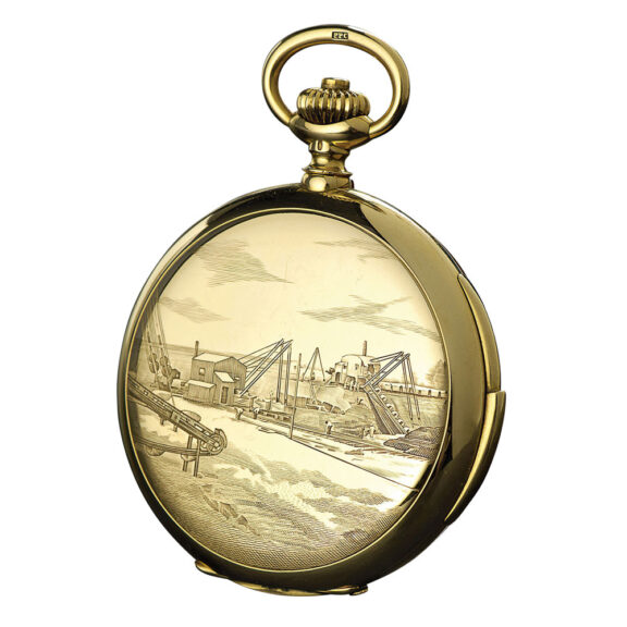 Decorative Swiss gold minute repeating lever watch Circa 1910 Decorative Swiss gold minute repeating lever watch Circa 1910