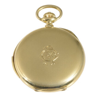 Decorative Swiss gold minute repeating lever watch Circa 1910 Decorative Swiss gold minute repeating lever watch Circa 1910