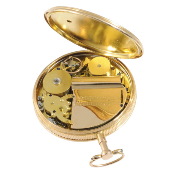 Swiss rose gold quarter repeating musical watch Circa 1820 Swiss rose gold quarter repeating musical watch Circa 1820