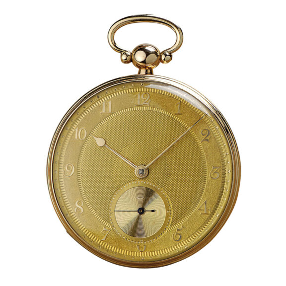 Remarkable English 14K rose gold chronometer Circa 1815